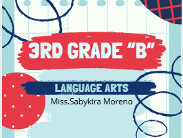 3RO. GRADO "B" - LANGUAGE ARTS - MAT25