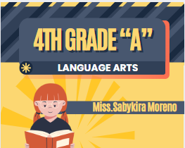 4TO. GRADO "A" - LANGUAGE ARTS - MAT25