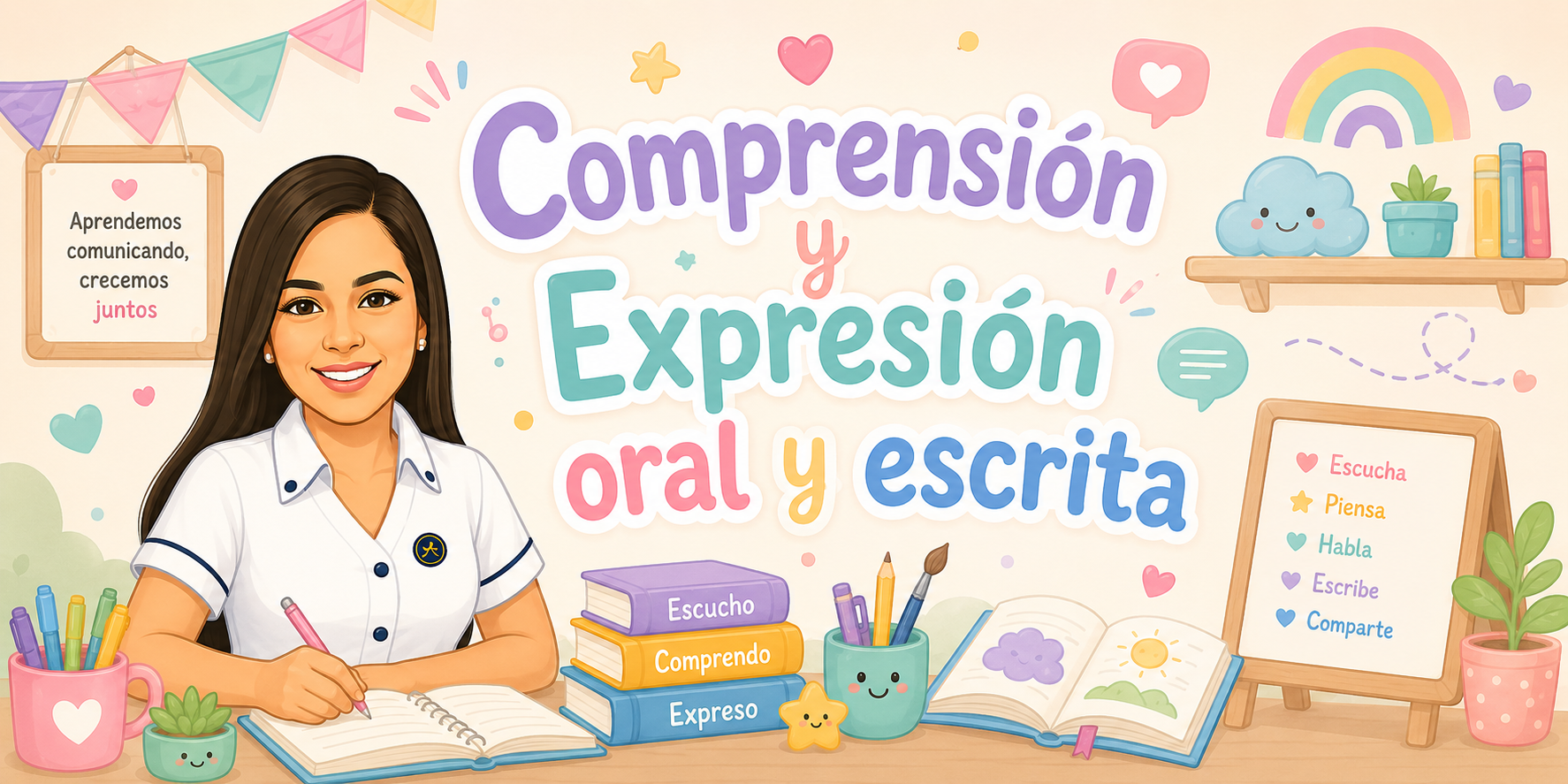 1ER. GRADO "A" - COMPRENSIÓN Y EXPRESIÓN ORAL Y ESCRITA/COMPRENSIÓN Y EXPRESIÓN ARTÍSTICA/EXPRESIÓN CORPORAL Y MOTROCIDAD - MATU26