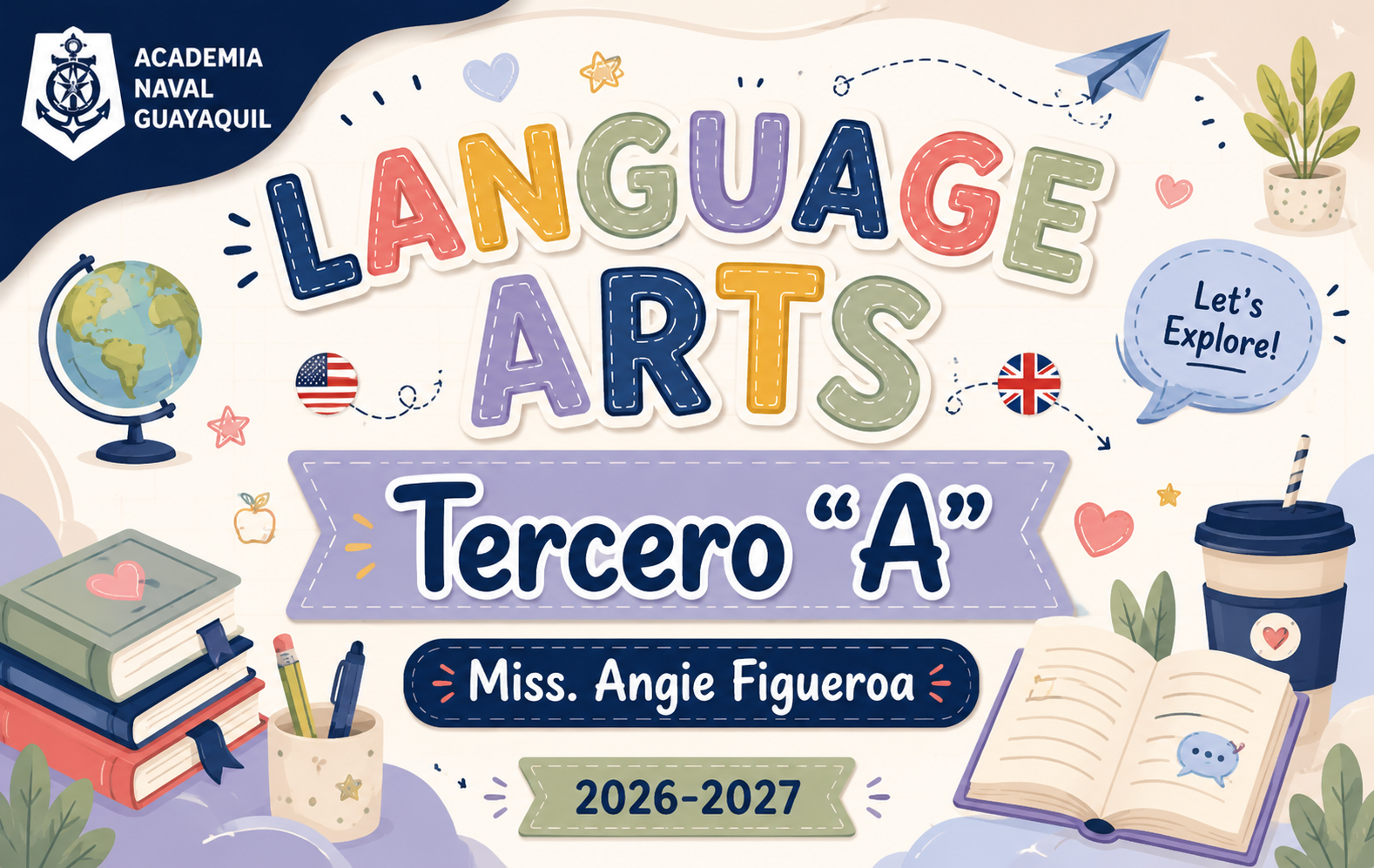 3RO. GRADO "A" - LANGUAGE ARTS - MATU26