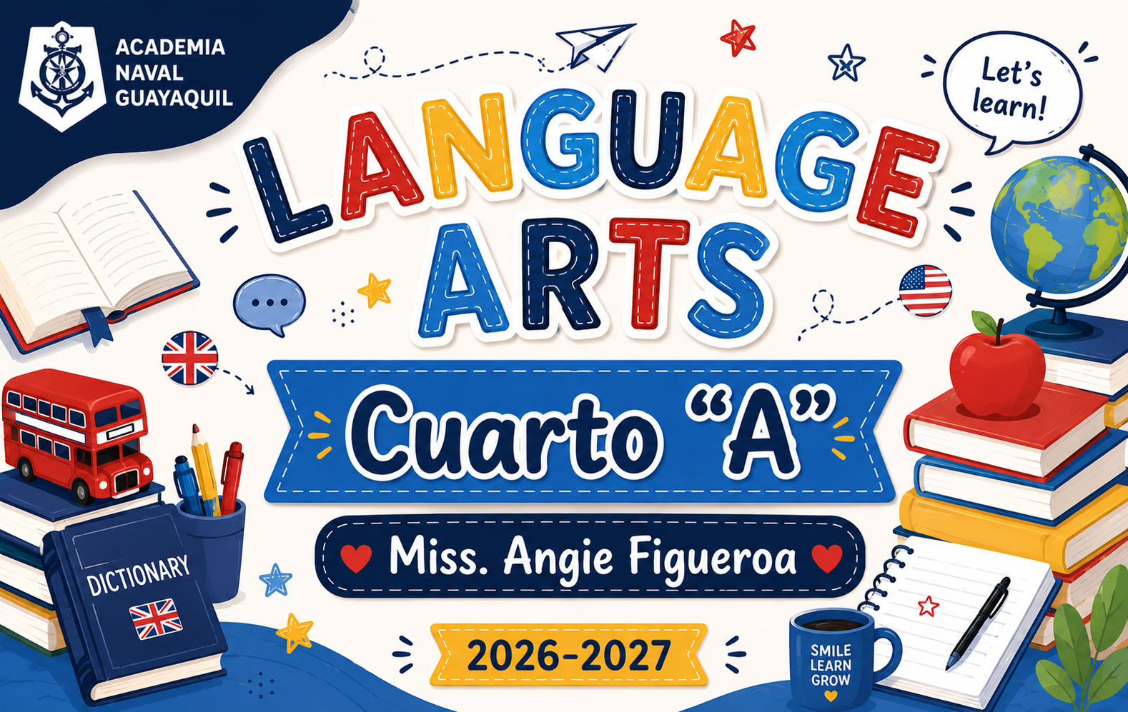 4TO. GRADO "A" - LANGUAGE ARTS - MATU26